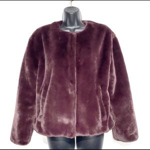 Sanctuary Starry Night Faux Fur Jacket